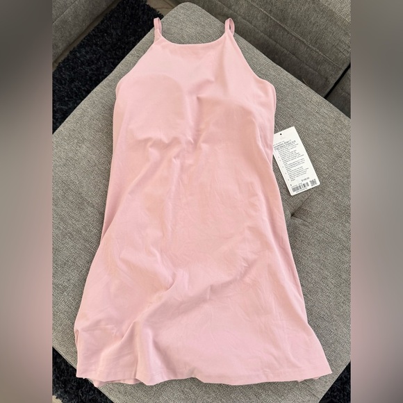 Lululemon Align High-Neck Dress Tennis Golf Pickle Ball Pink Haze Size 8 - Picture 7 of 11